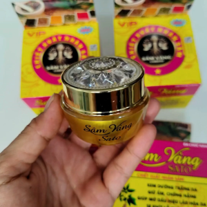 Kem sâm vàng sato trắng da chiết xuất nhân sâm 10g