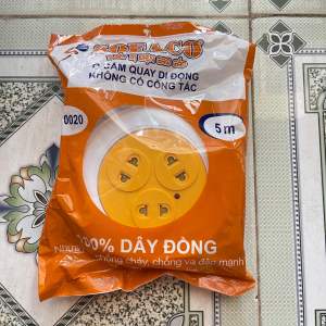 Ổ cắm quay di động 100% dây đồng nhựa ABS chống cháy Sofaco