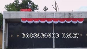 Bendera Background Karet 3 Meter (5 Gelombang)