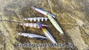 JIGGING PRO | JIGGING PRO MJ080 Super Jig Slim Metal Lure 100g/120g 3 Mồi Câu Cá Nước Mặn Cho Cá Mú Cá Ngừ Cá Mú Vua Shore Vertical Jigging
