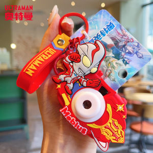Mini Ultraman 2025 New Keychain Childrens Camera Toy Projector Camera Backpack Pendant Ultra Man Themed Bag Accessory