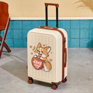 2024 New Travel Suitcase Simple Style 24 Inch High Aesthetic Password Pull Rod Large Capacity Luggage Box for Business Trips