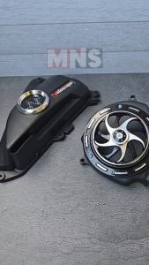 PAKET 2 PCS Cover Kipas Spiner dan Veloscope Tutup Filter Corong Udara BEAT DELUXE SCOOPY NEW GENIO KOJ 2021-2025