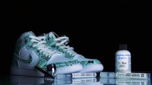 Angelus Paint Additives: 2-Thin Duller & Hard & Soft 2-Nam Yan Powder for Color Accuracy