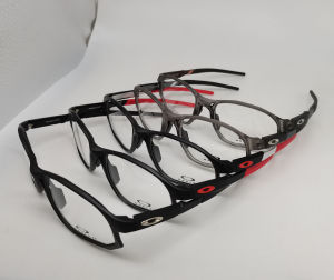 Hawaii Sports Eyewear for Men Blue Light Blocking Glasses Aluminum Frame Temples UV400 Male Office Square Eyeglasses Optical Frame