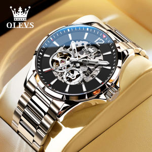 OLEVS | Automatic Skeletal Luminescent Mens Watch