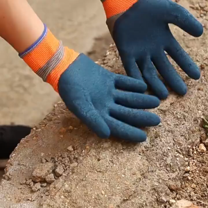 3Pair Non-Slip Rubber Work Gloves Wear-Resistant Mechanic Work Construction Worker Protective Gloves