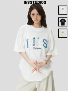 Couples Gradient Mesh Patchwork T-Shirt