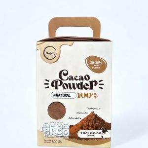 Pra-chuap Origin ผงคาเคา ผงโกโก้ Natural unsweeted cacao cocoa powder 100%