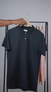Cod - Kaos polo shirt polos pria berkerah atasan baju kaos seragam kaos kerah pria dewasa polo keren