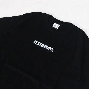 Yesterday – Baju Kaos Distro Pria Original 24s t shirt Pria Cowok Keren Hitam Catnomali