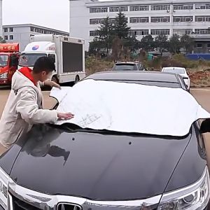 Pelindung Kacamata Mobil Samping Pelindung Mobil Anti Panas Aluminium+Kapa Mempertebal Anti UV Kaca Sun Visor Mmobil