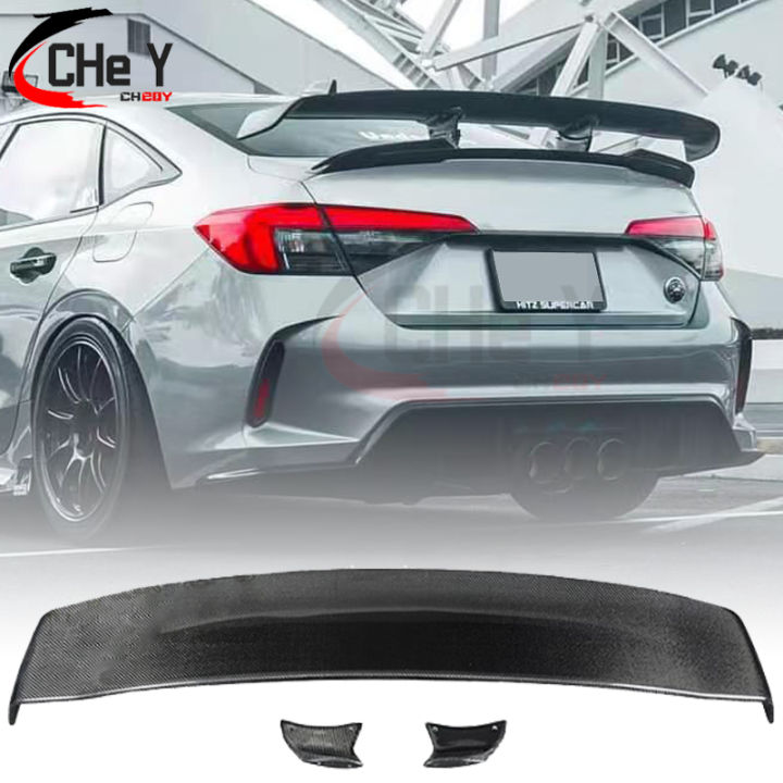 Honda Civic Type R GT Thai Version Real Carbon Fiber Large Rear Wing ...