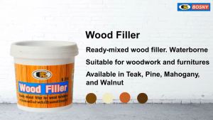 Bột trám trét gỗ Wood Filler B.218 Bosny (500gr). Che lấp lỗ đinh trám vết nứt.