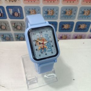 Jam Tangan Fasion  Segi Labubu - Jam Tangan Karet Model Terbaru - Free Batrai Cadangan - Bisa Bayar Ditempat (COD)