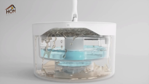 HOM Spin Mop Round- Separate Clean and Dirty Water