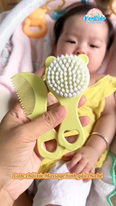Set 2 Lược Chải Tóc Tròn Massage Cho Bé - SP0544