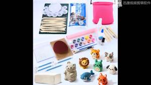 Air Dry Clay Kit Ultra Light Soft & Non-Sticky Modeling Clay Magic Clay with Sculpting Tools & Accessories for Arts Crafts Gift