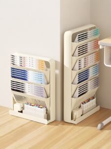 MEIZHUFU | Book Stand Reading Support with Barrier Large Capacity Desk Organizer