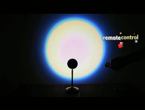 AMASACC 16 In 1 Sunset Lamp with Remote control Projector Light For Room LED Rainbow Lights