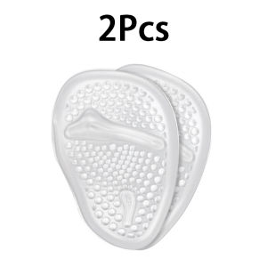 Silicone Soft Half Cushion Womens Anti-slip Forefoot Cushion Comfortable Shock-absorbing Footbed Pain Relief Foot Care Products