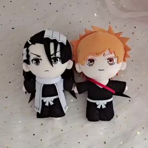 Anime BLEACH Kuchiki Byakuya Ulquiorra Cifer Kurosaki Ichigo Cosplay Plush Doll Toy Cute Soft Stuffed Pillow Kids Gift 20cm