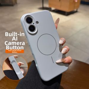 AO.HU | Magnetic Slim Liquid Silicone iPhone Case