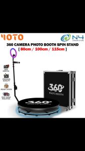 FOTO 360 Photo Booth 360 Degree photobooth Spin Camera with traveling case Video Booth Machine for Wedding events