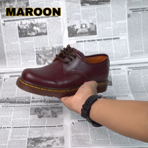 Sepatu Boots Pria Casual Docmart Kulit Low Boot Pria Tali
