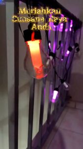 20L Outdoor String Light Bulb Raya Lampu LipLap Waterproof Shatterproof Dimmable Globe Outside Hanging Lights Tent Lamp