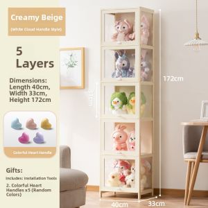 ZHUOLESHI | Transparent Display Box For Stuffed Toys Figures Blind Boxes