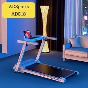 (5Yrs Warranty) ADSport AD518 Walking & Running Machine Electric Treadmill LCD Display Support Bluetooth App Mesin Senaman Lari