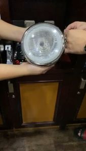 REFLEKTOR LAMPU DEPAN JUTE CUSTOM 55 INCH H4 LED FUNGSI SEIN CB GL MEGAPRO TIGER