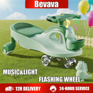 twisting car for kids Swing Car Children Twist Car With Lights and Music Outdoor Kids Flashing wheel Rocking Car Sliding Car