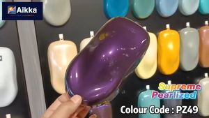 2K Paint AIKKA PZ49 Twilight Purple Pearl SUPREME PEARLIZED Car Motor Paint DIY Aerosol Spray Cat Bancuh Kereta 车漆