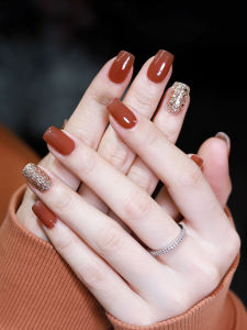 Nourishing Gel Nail Art Stickers Removable Shiny Sequins Brightening Effect Easy Application No Residue Long Lasting Glossy Finish