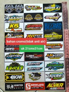 STIKER SOUND | STIKER AUDIO | STIKER SOUNDSYSTEM | STIKER PACK | STIKER 1 LEMBAR | STIKER CROMO