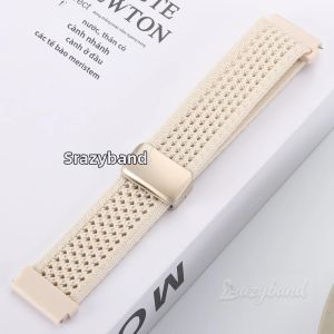 Dây Đeo Đồng Hồ Nylon Khóa Từ Tính Đa Năng 20mm22mm Cho Samsung Galaxy Watch 7/6/5/4 Huawei Watch GT 5/4/3 Pro - Dây Đeo Màu Xanh