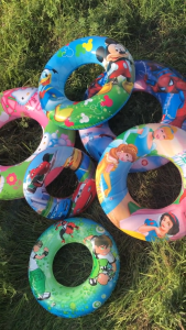 Swimming Round Ring Float Kids Inflatable Pelampung Budak