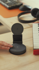 ADAM Elements Mag 360 Qi2 3-in-1 Foldable Travel Charging Station