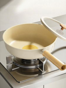 MENGCHUANG | Titanium Ceramic Non-stick Skillet Pan for Home Cooking Induction Compatible