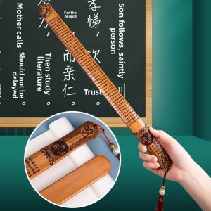MONLEYTA | Thickened Bamboo Ruler Teacher Special Home Use Student Childrens Soft Ruler Learning Motivation Tool Bamboo Discipline