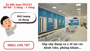 Xe đẩy y tế DCG21