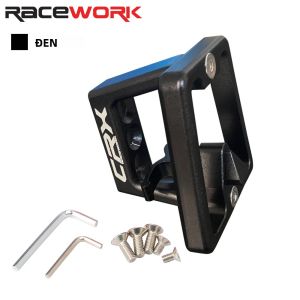 Giá Đỡ Túi Trước Bằng Nhôm RACEWORK Cho Xe Đạp Gấp Brompton Giá Đỡ Túi Tay Lái 3 Lỗ Kiểu Mũi Heo
