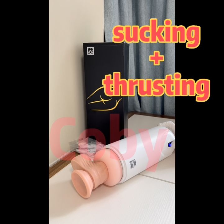 [Thrust+Sucking]Upgrade 2.0 Automatic Sucking Masturbation  Cup伸缩+吮吸烎开火二代飞机杯male Masturbator Adult Sex Toys for Men sexy toy men sex  man sexual toy飞机杯全自动男性自慰器