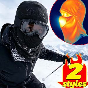 Mặt nạ kín mặt ngoài trời Balaclava mùa đông nhiệt nhung Xe Máy Đồ giữ ấm cổ thoáng khí cản gió mũ bảo hiểm xe đạp Lót mũ trùm đầu trượt tuyết lá chắn
