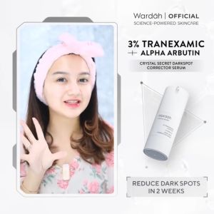 Wardah Crystal Secret Dark Spot Brightening Serum 20ml - Mencerahkan Menyamarkan Flek Hitam Di Wajah