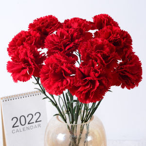 10Pcs Simulation Single Carnation Bouquet: Perfect Gift & Home Decor