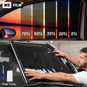 Black Car Window Tint Foils Tinting Film Car Auto Home Decorate Window Glass Film Solar UV Protector Window Sticker Films