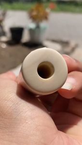 Pipa GG Asli Lokal Panjang 15cm Bulat Lengkung Besar Tebal